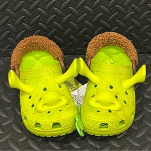 Classic Dreamworks Shrek Clog Crocs Lime Punch 209378-3TX Junior Kids Size J1‎